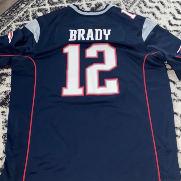 Tom Brady #12 Patriots Jersey NWT New Authentic On field Jersey size 52 🔥🔥🐐🏈 - Picture 8 of 9
